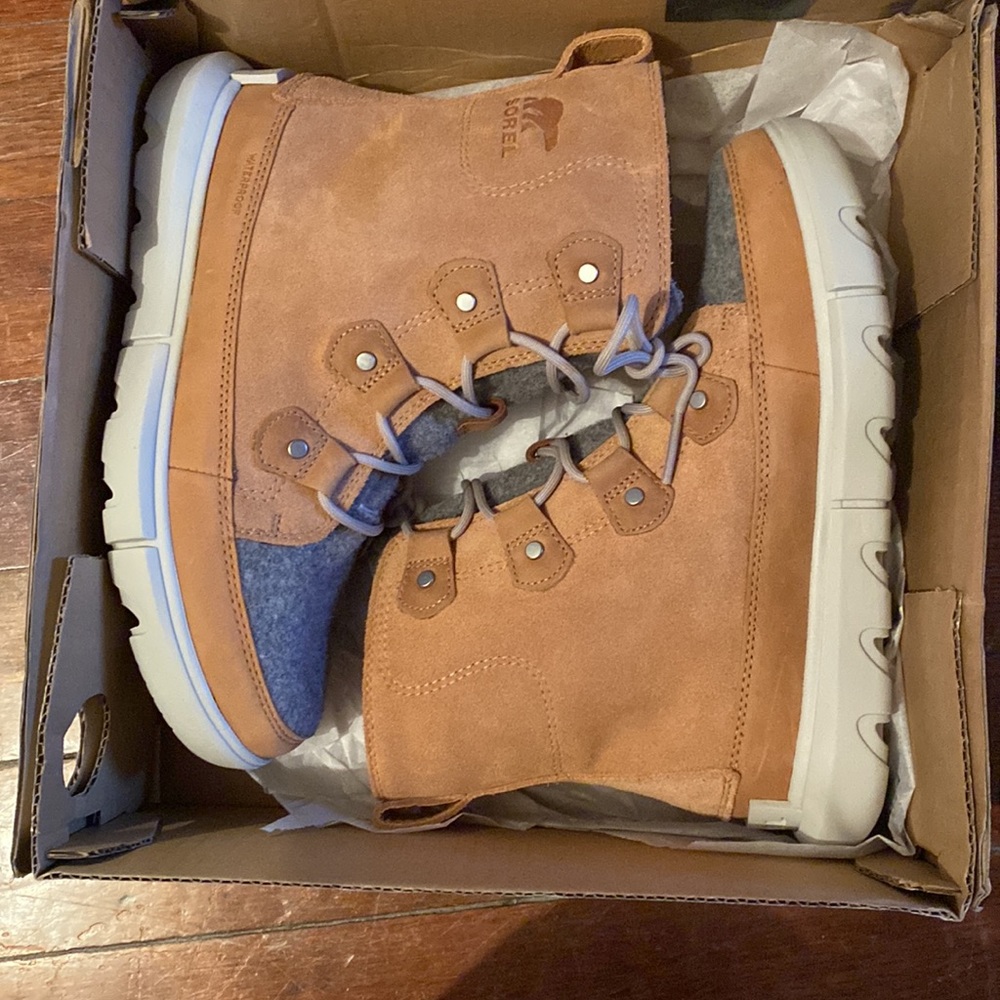 Sorel Women's Explorer II Joan Faux Fur Boot — Waterproof Suede Boots - Picture 11 of 12